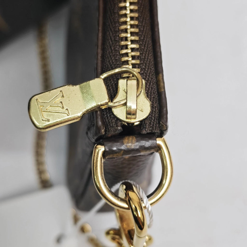 Louis Vuitton Monogram Canvas Mini Chain Shoulder Bag For Women