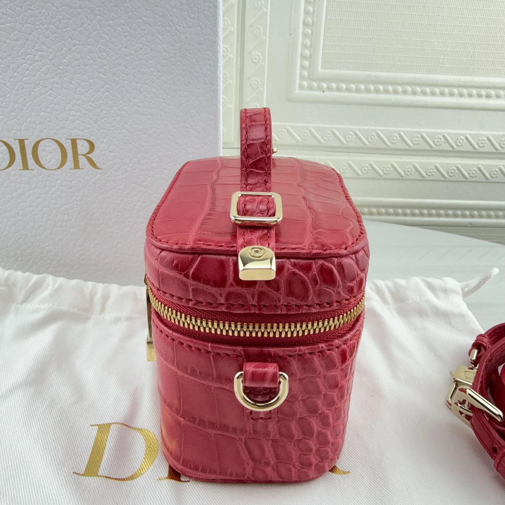 Dior Vanity Red Top Handle Excellent