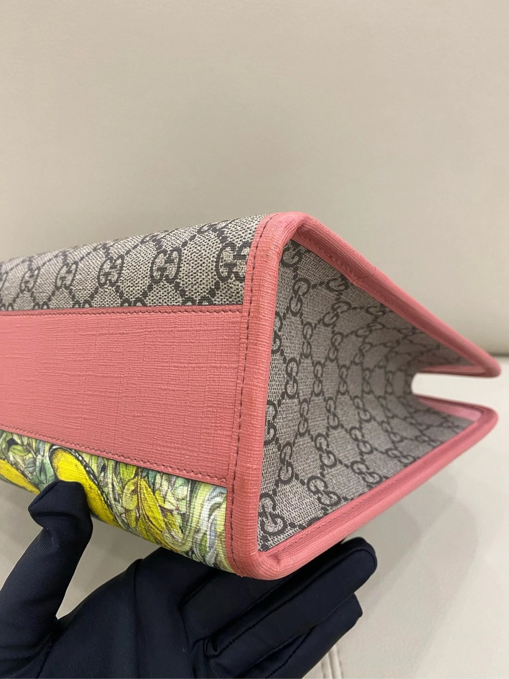 Gucci Yuko Higuochi Collab Cat Rabbit Canvas Tote Shoulder Bag For Women