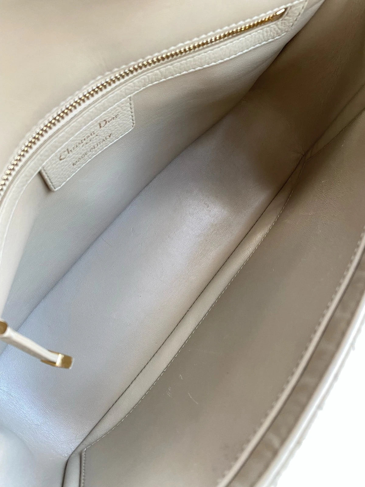 Dior Medium Beige Calfskin Caro Shoulder Crossbody For Women