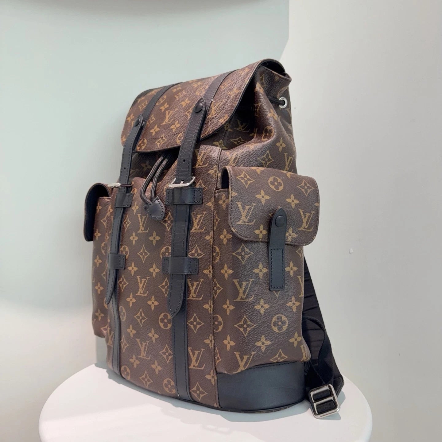 Louis Vuitton Christopher Series Monogram Backpack Daypack Brown Classic