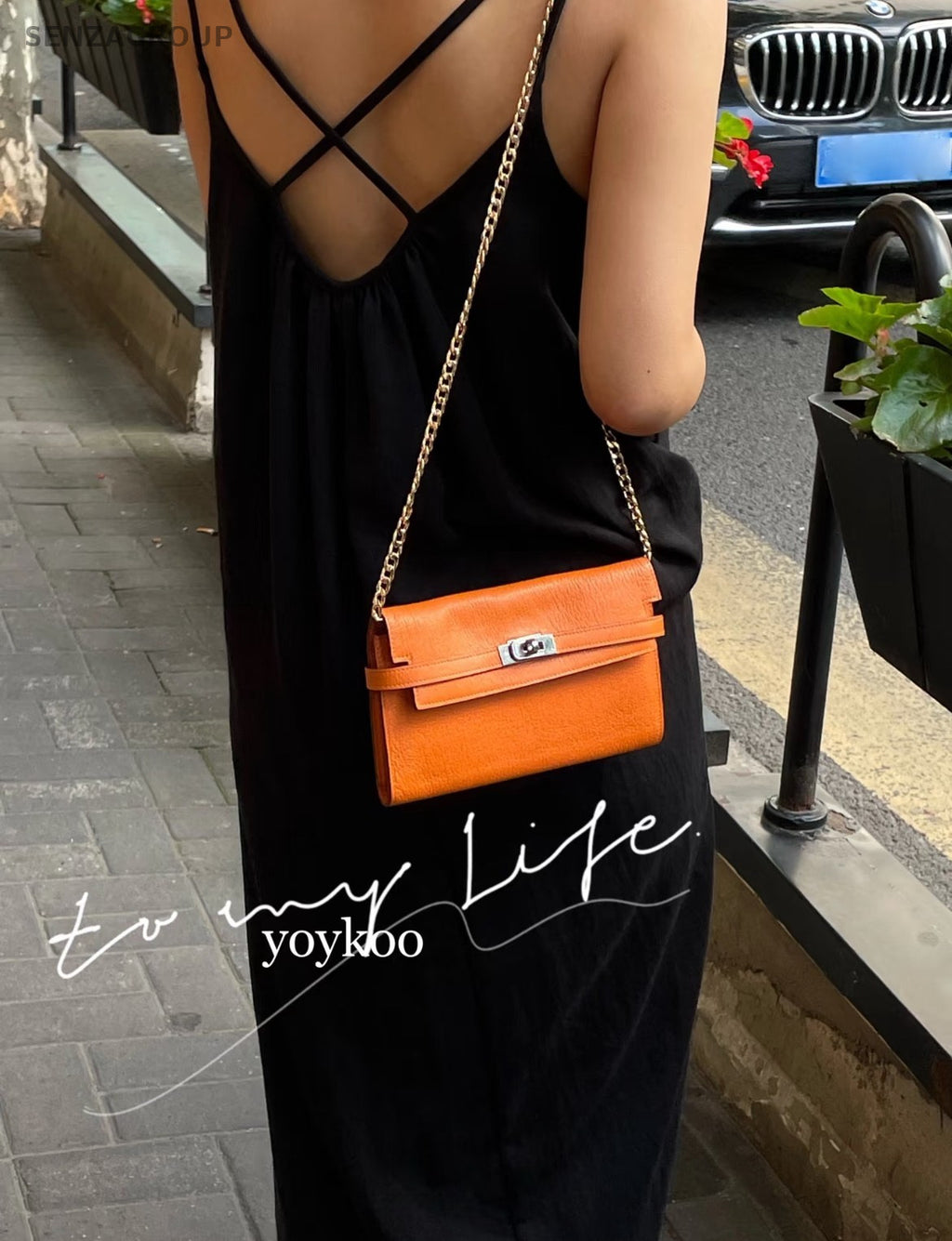 Hermes Kelly Wallet epsom Leather Orange
