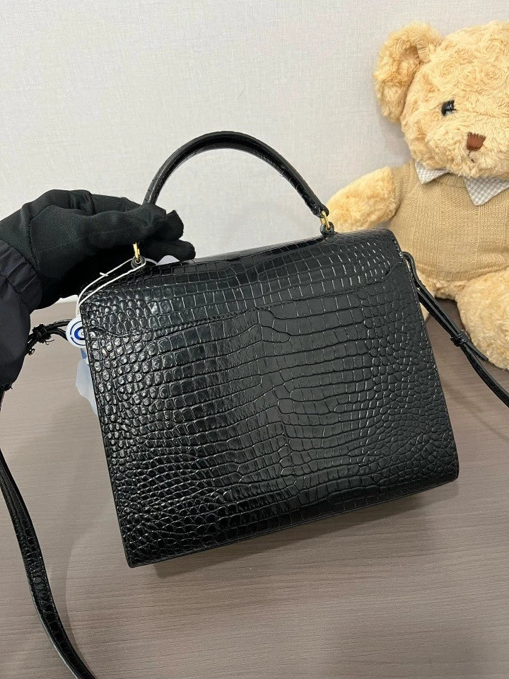 YSL Black Gold Handbag Crossbody For Women