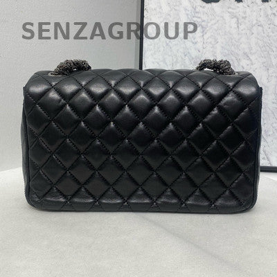 Chanel Westminster Black Silver Lambskin Chain Shoulder Bag