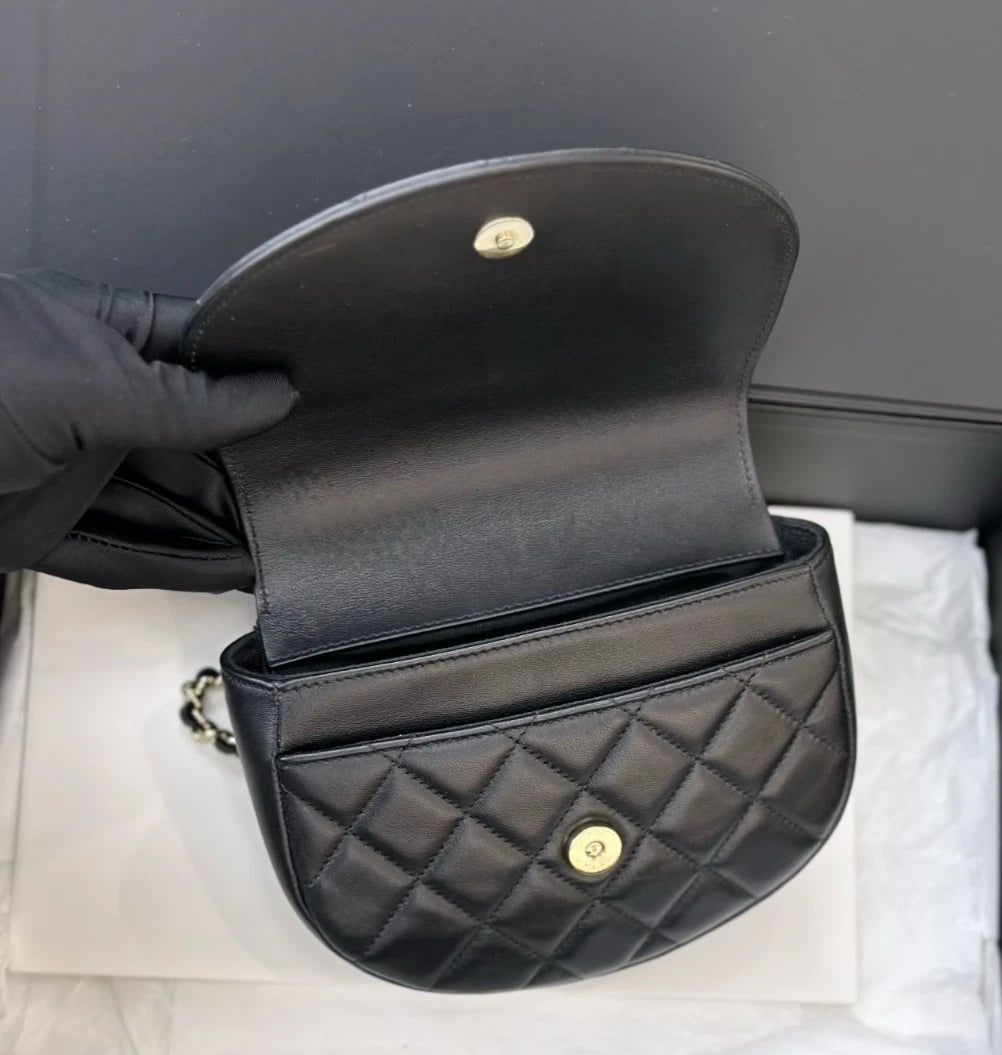 Chanel Lambskin 3Ways Top Handle Bag Shoulder Bag Crossbody Bag Women S