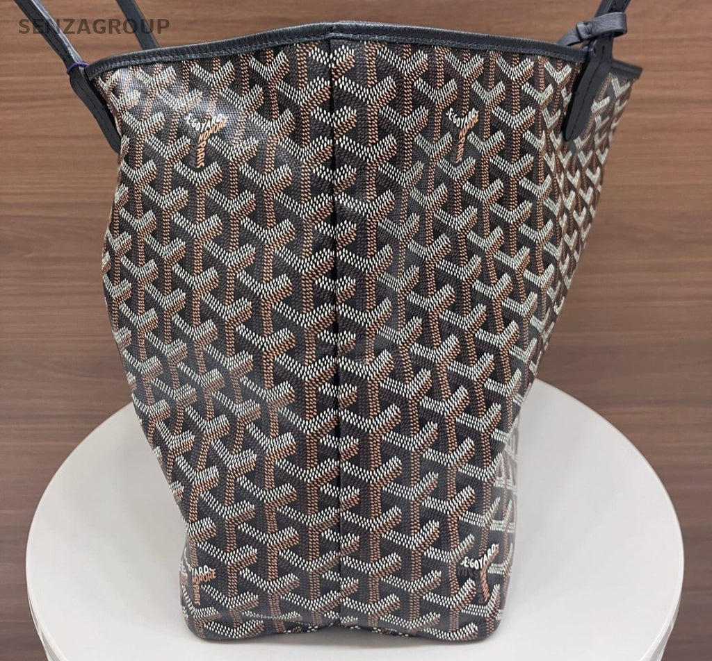 Goyard Tote PM Shoulder Bag Black Used Women Classic Fashion