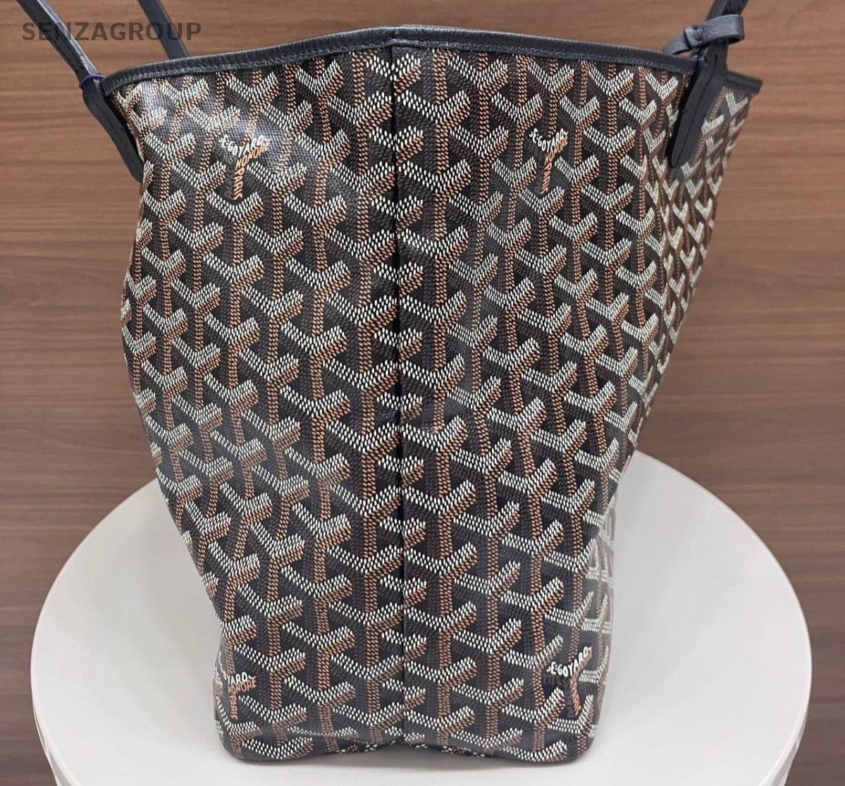 Goyard Tote PM Shoulder Bag Black Used Women Classic Fashion