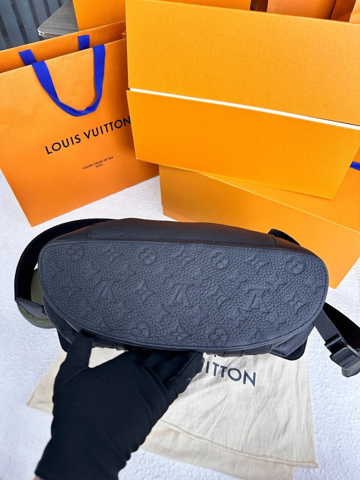 Louis Vuitton Black Christopher Small Backpack For Women