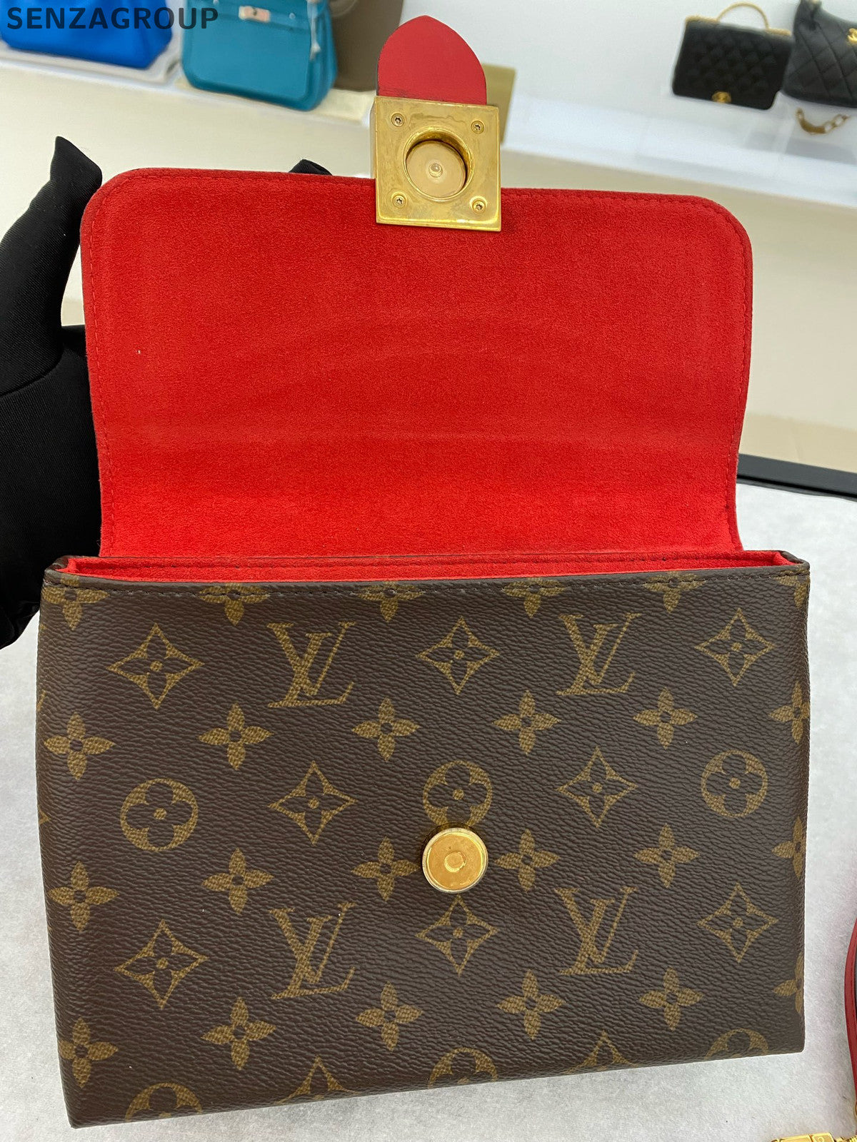 Louis Vuitton Lock BB Monogram Shoulder Crossbody Bag - Classic Women's