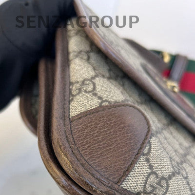 Gucci Double-Sided Tiger Head Belt Bag Beige Brown Gold Women's Classic