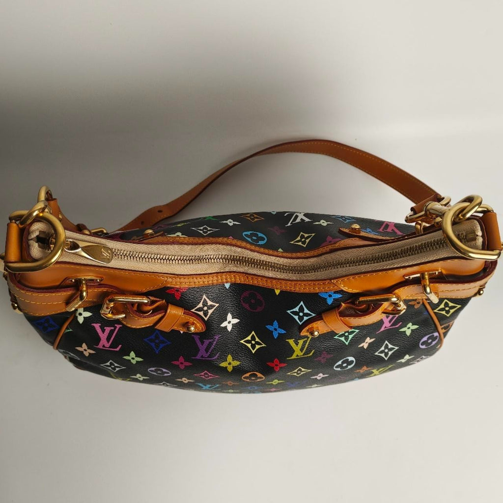 SJ0001 louis vuitton Greta black multicolor