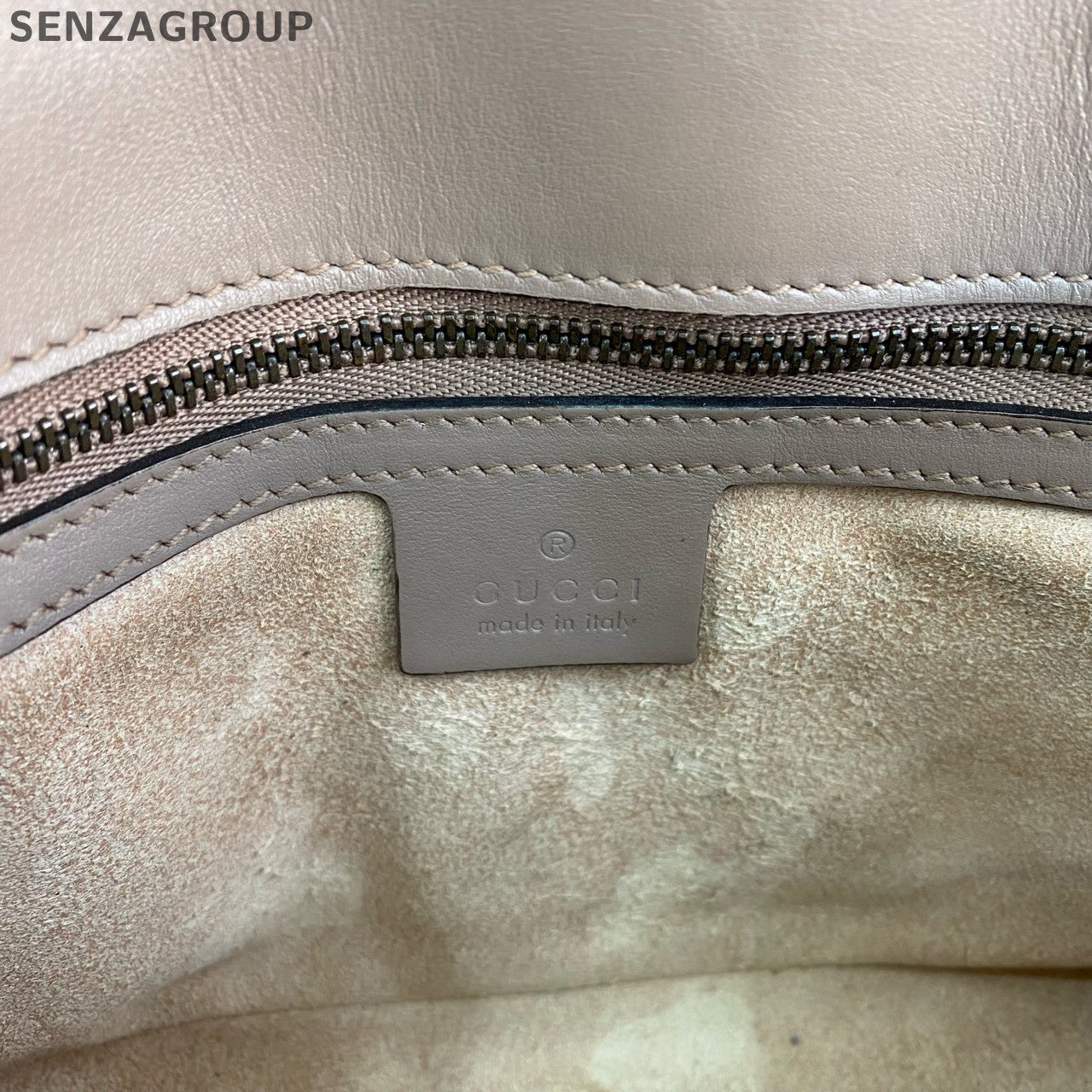 Gucci Marmont 26 Chain Shoulder Crossbody Bag Beige Classic Women's