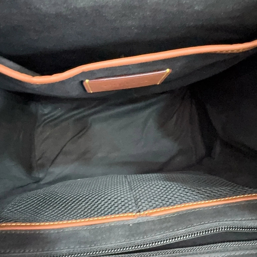 Coach Classic Monogram Canvas Calfskin Backpack