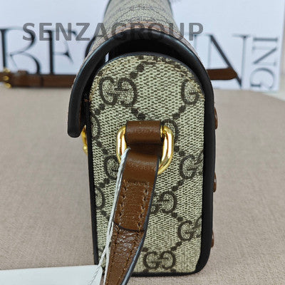 Gucci Horsebit 1955 Box Bag Brown Shoulder Crossbody Gold Hardware