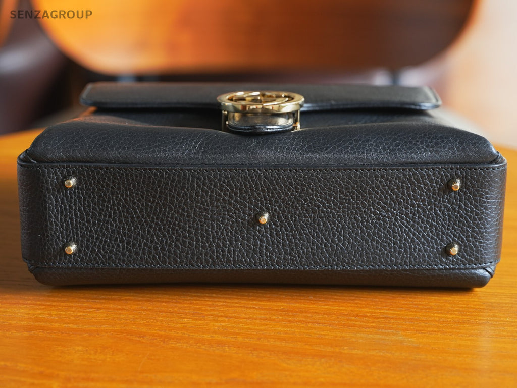 GUCCI Interlocking Top Handle Shoulder Bag