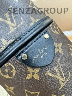 Louis Vuitton Monogram CANOE Bucket Bag Brown Black Women's Shoulder Tote