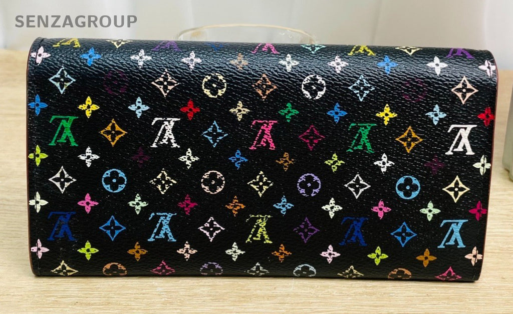Louis Vuitton Takashi Long Wallet Monogram Handbag
