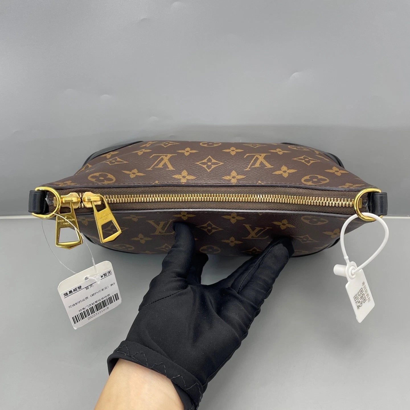 Pre-owned Louis Vuitton Monogram Canvas Black Shoulder Bag For Women
