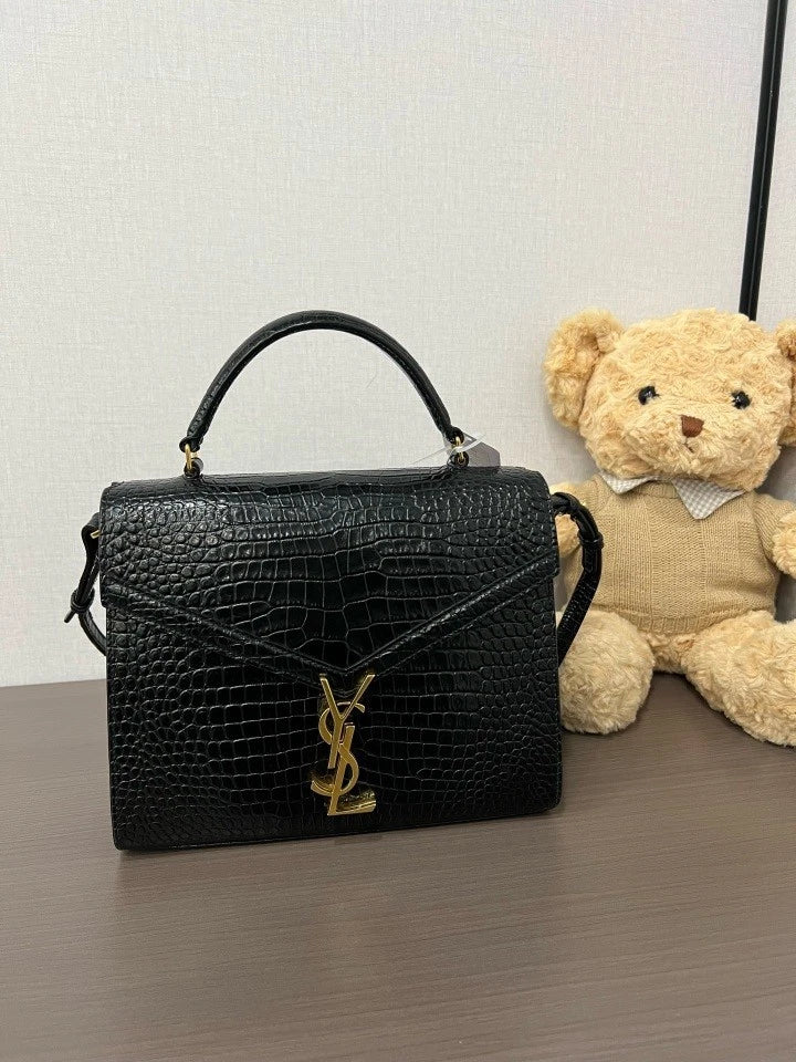 YSL Black Gold Handbag Crossbody For Women