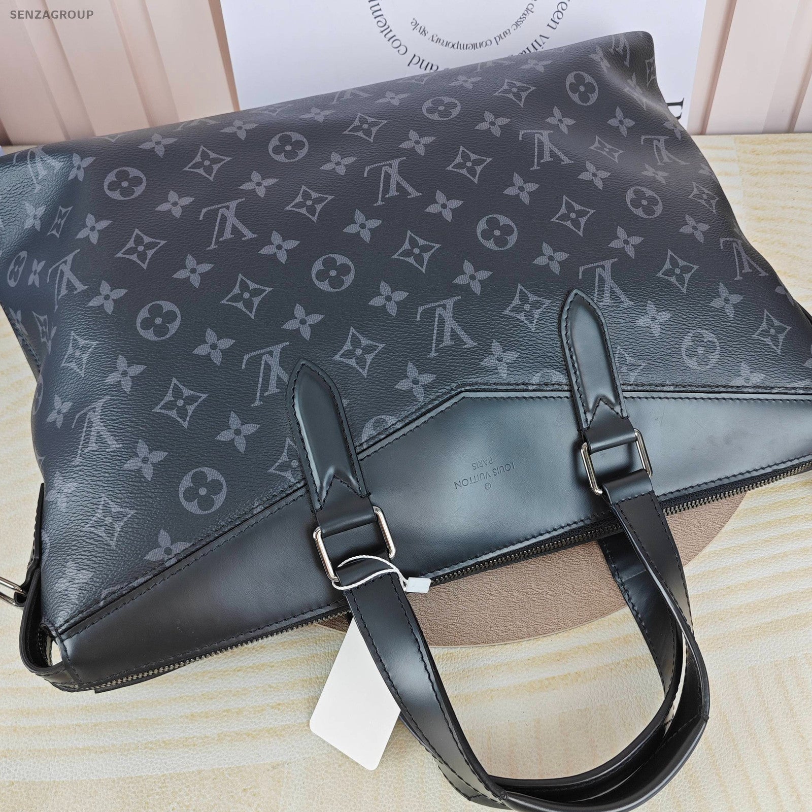 Louis Vuitton Explorer Monogram Briefcase Hand Shoulder Bag Unisex Classic