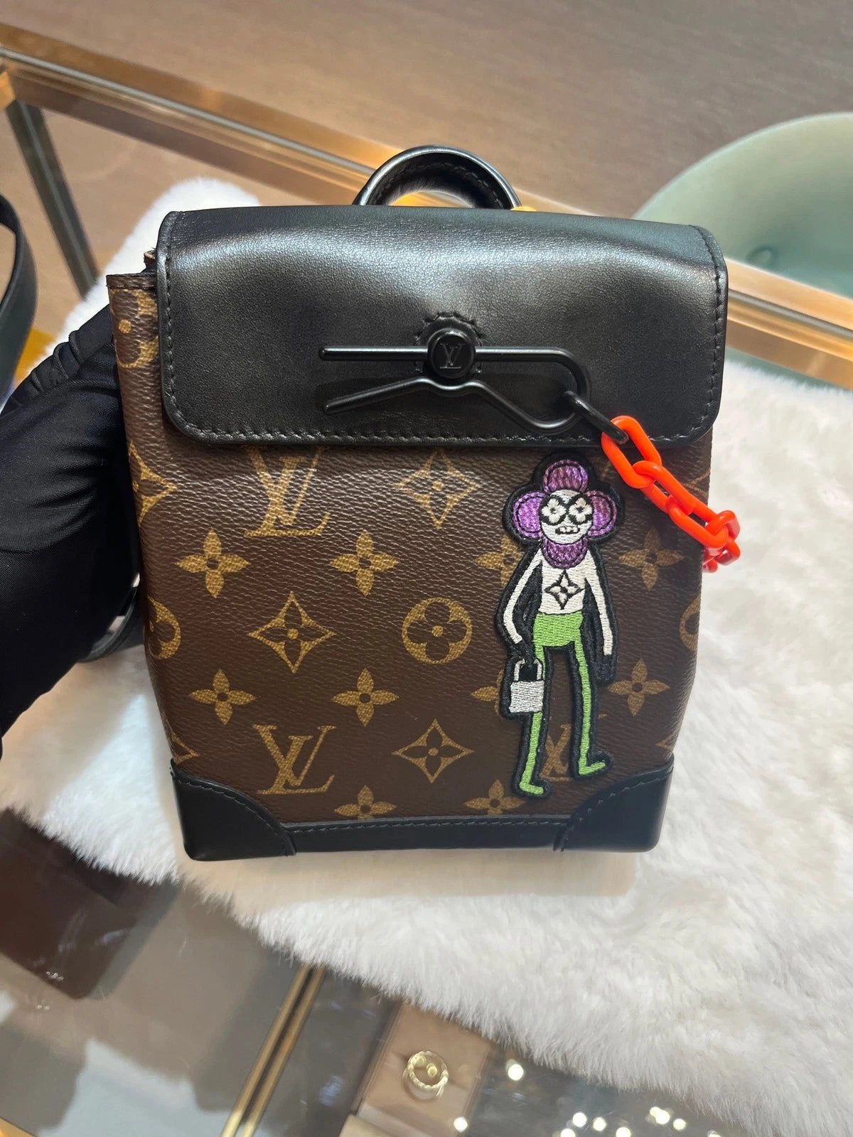 Louis Vuitton Steamer XS Nano Monogram Canvas Crossbody Shoulder Bag