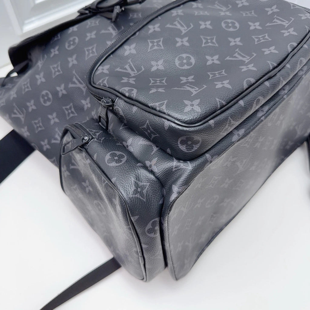 Louis Vuitton Black Monogram Eclipse Men's Backpack Classic
