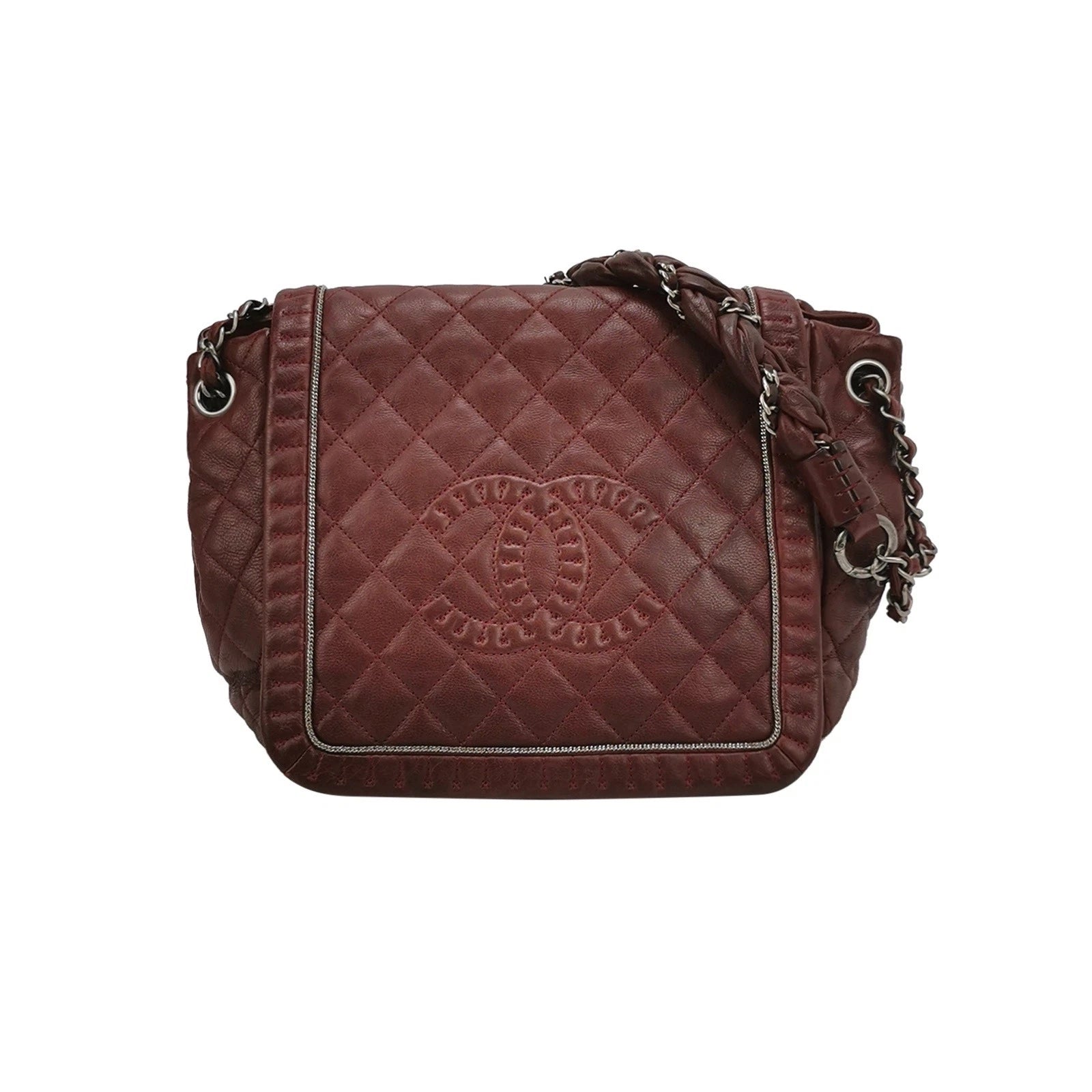 CHANEL Double CC Logo Shoulder Bag For Women