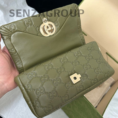 Gucci GG Milano Mini Green Chain Crossbody Shoulder Bag Classic Women