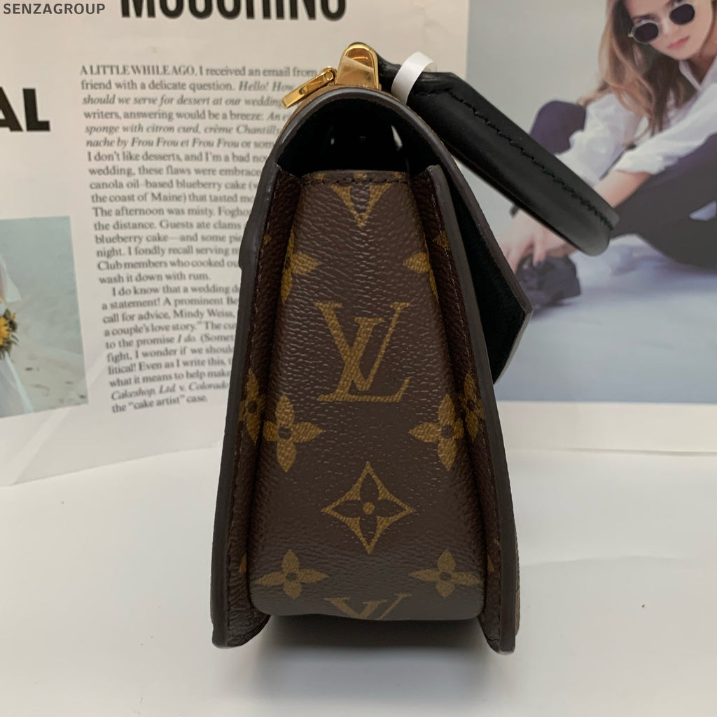 Louis Vuitton Monogram Canvas Fan Bag Brown/Black Handbag Shoulder Bag