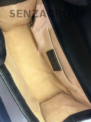 Gucci Padlock Small Black Beige Gold Chain Shoulder Bag Women's Fashion
