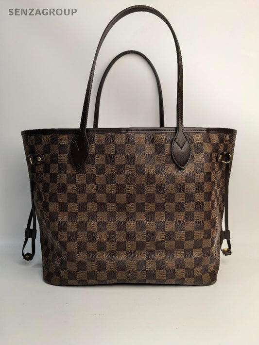 SJ0001 Louis Vuitton canvas Tote Bags neverfull mm size damier red capacity