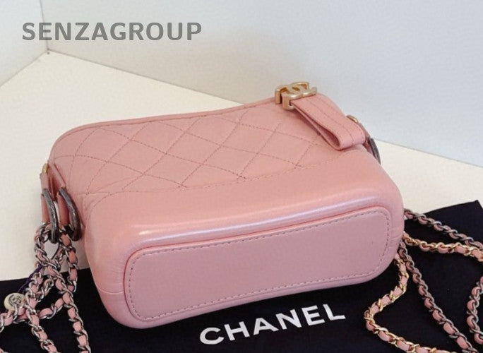 CHANEL Gabrielle Chain Sakura Pink Gold Shoulder bag Crossbody