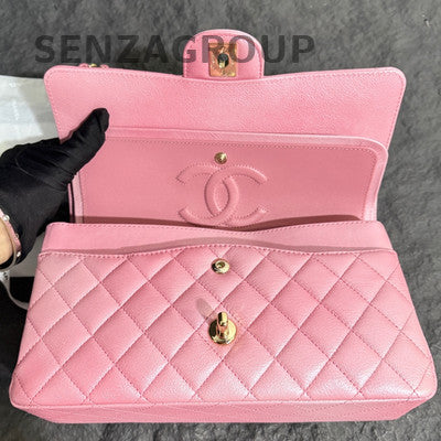 Chanel 23S Classic Flap Medium Pink Gold Chain Shoulder Bag