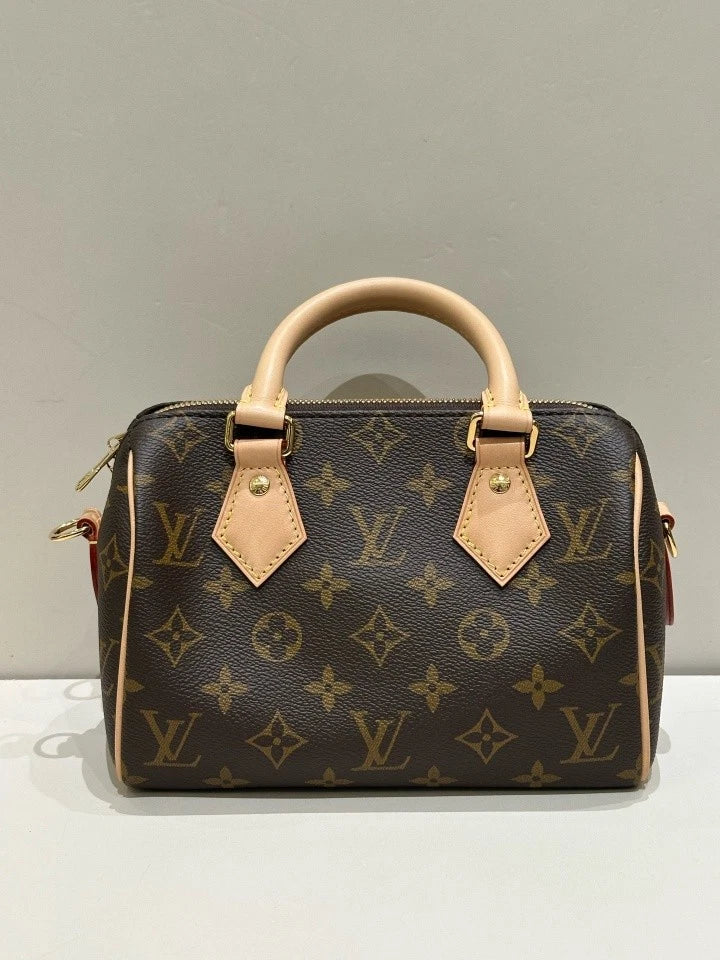 Louis Vuitton Speedy20 Canvas Shoulder Handbag For Women
