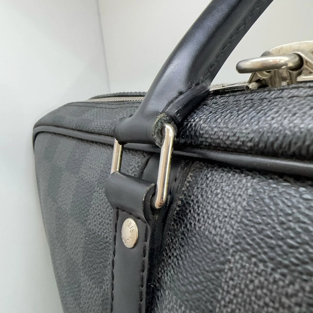 Louis Vuitton Damier Canvas Top Handle Handbag For Women