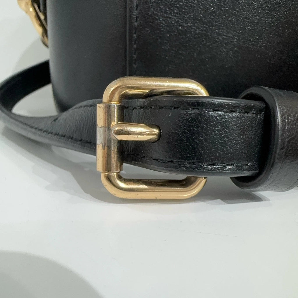 COACH Women's Black Leather Trail 20 Crossbody Handbag Box Bag