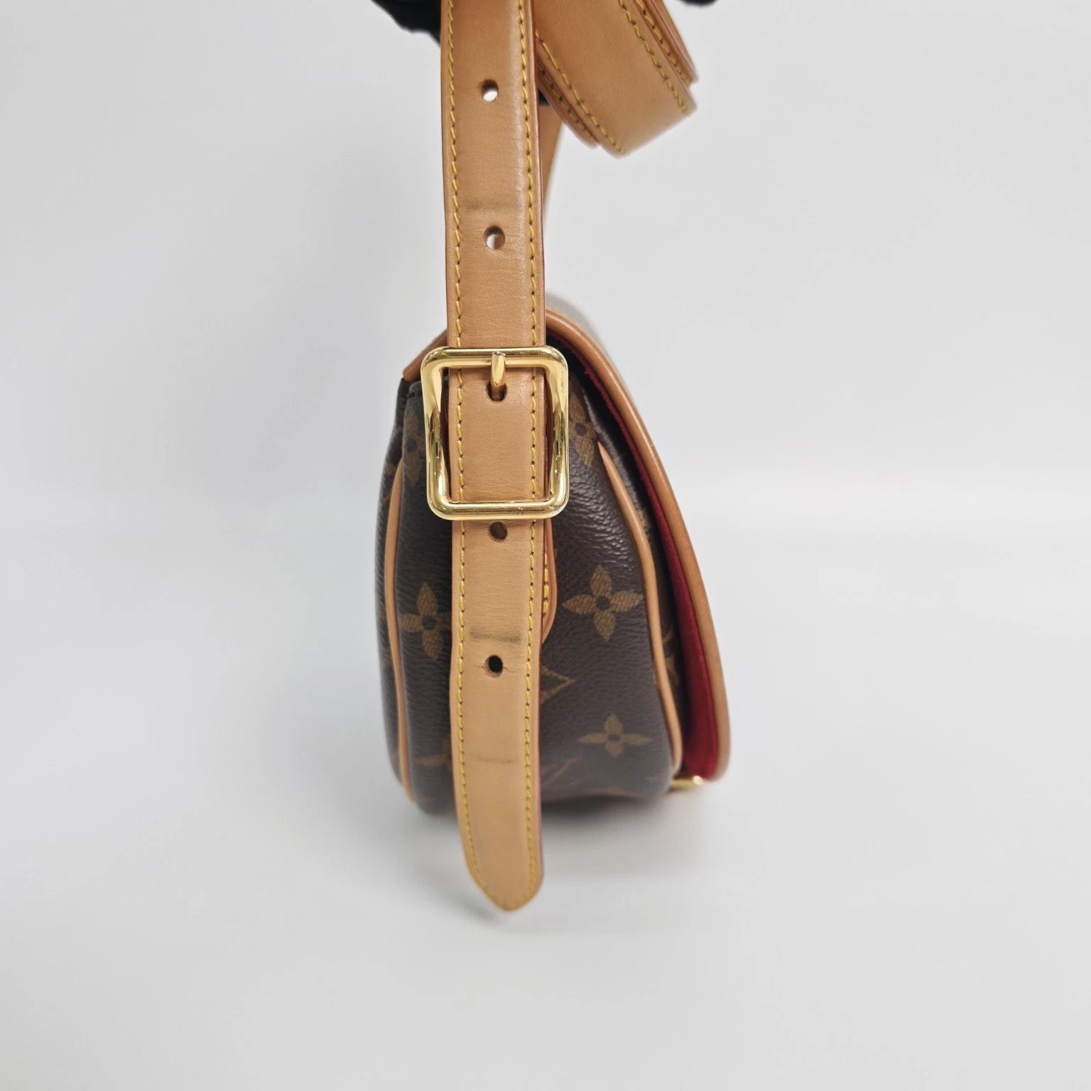 Louis Vuitton Canvas Monogram Tambourin Saddle Crossbody Bag For Women