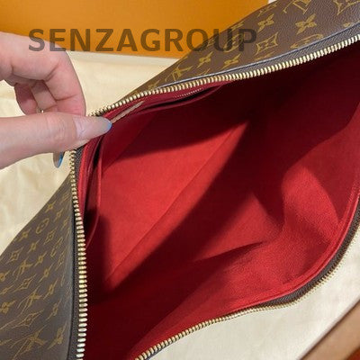 Louis Vuitton Monogram Slouchy Medium Tote Shoulder Bag Brown Classic Women