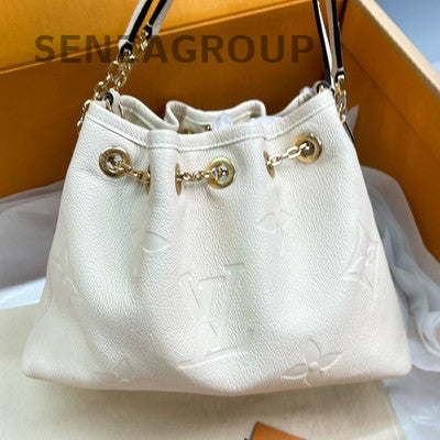 Louis Vuitton Monogram Bucket Bag - White Gold - Women's Classic Handbag