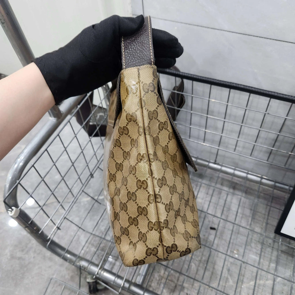 Gucci Crystal GG Canvas Shoulder Crossbody For Women