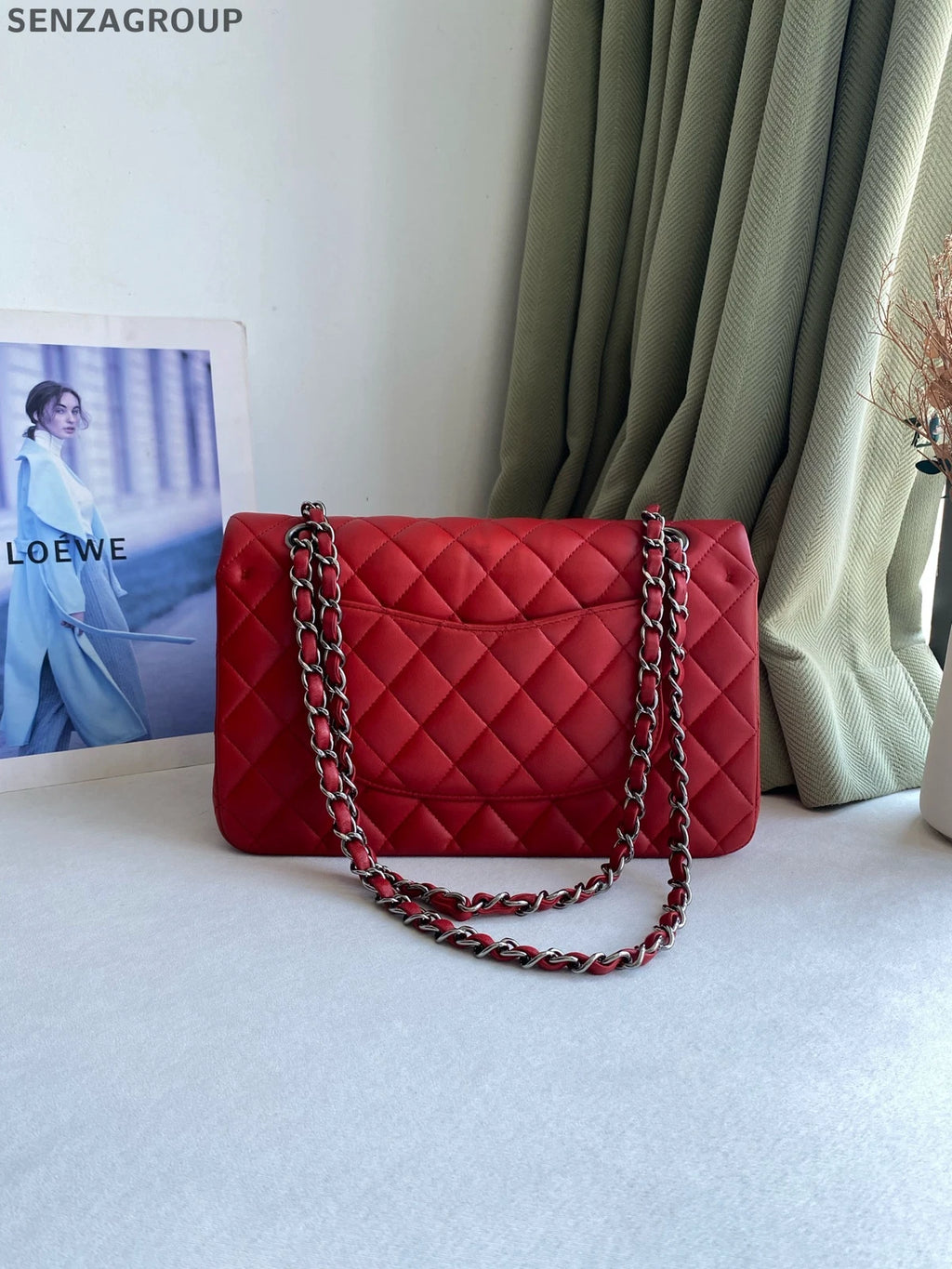 Chanel Medium Double Flap CF Shoulder Crossbody Bag For Women