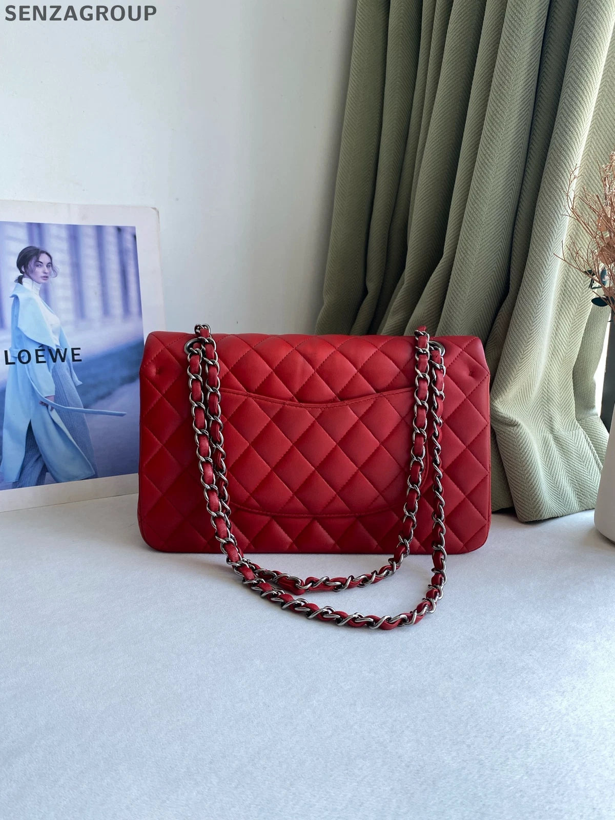 Chanel Medium Double Flap CF Shoulder Crossbody Bag For Women