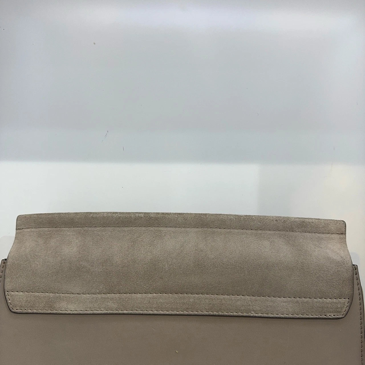 Chloe Faye Calfskin Shoulder Crossbody Bag For Women Elephant Gray