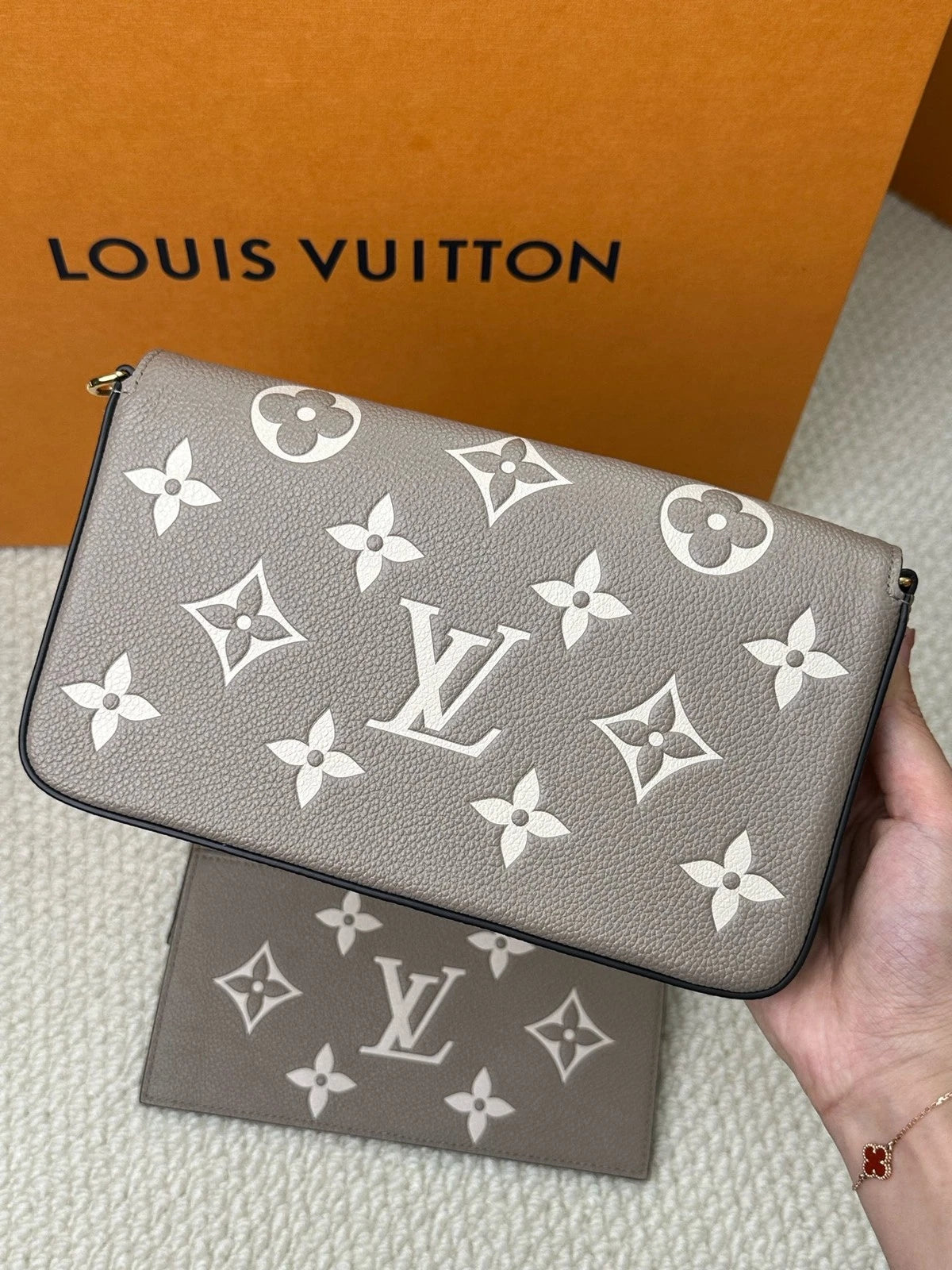 Louis Vuitton 3-in-1 Crossbody Bag Grey For Women