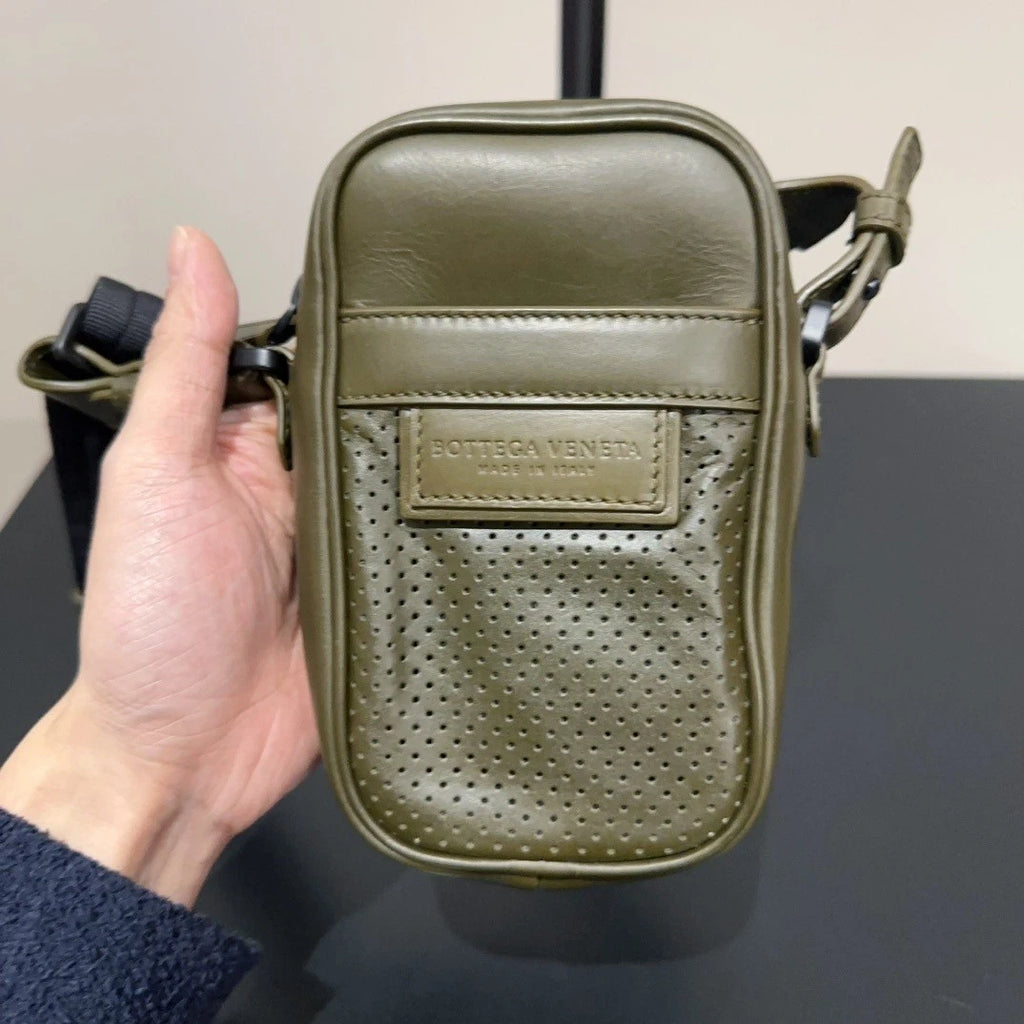 Bottega Veneta Leather Crossbody Chest Phone Bag For Women