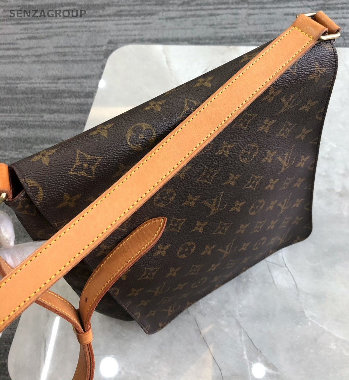 Louis Vuitton Musette GM Monogram Shoulder bag Women Brown Crossbody