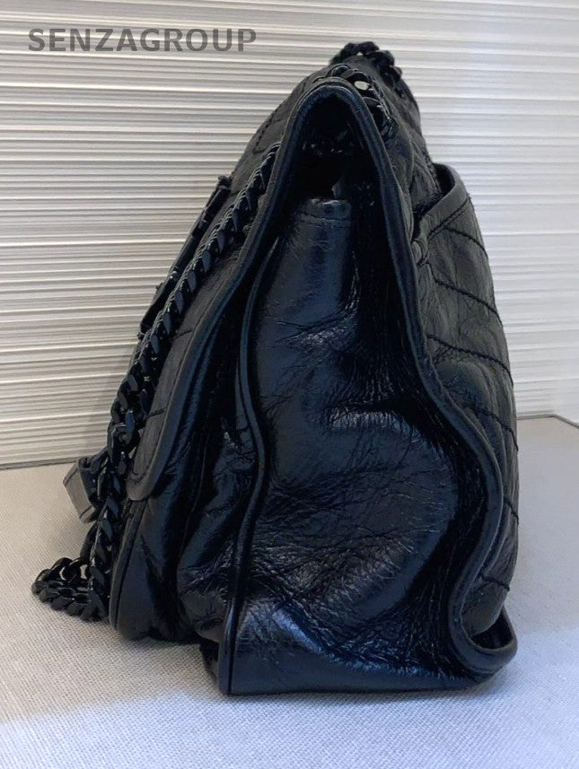 YSL Saint Laurent Niki MM Chain Strap Shoulder bag Women Black