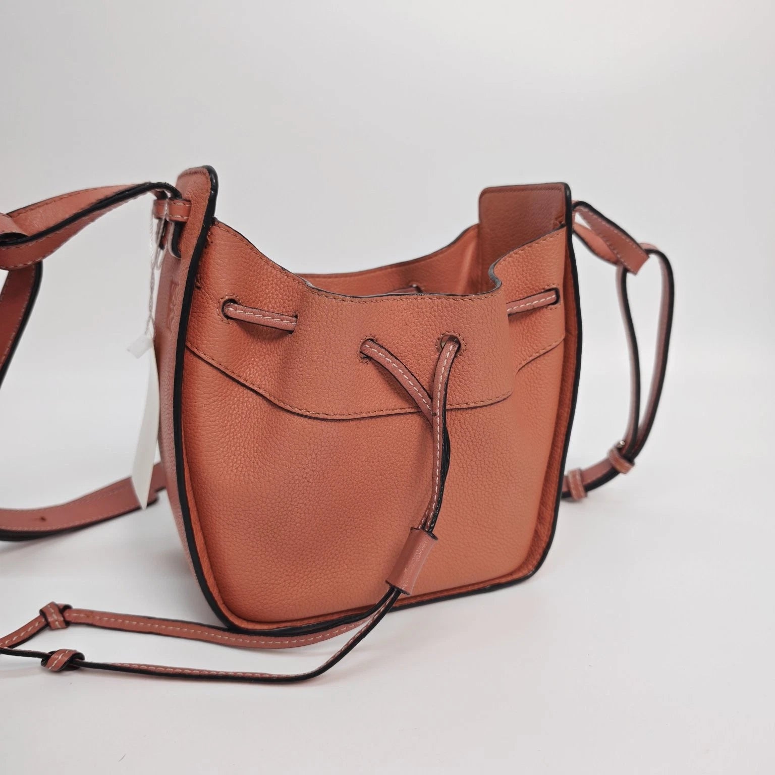Loewe Mini Hammock Brick Red Leather Shoulder Crossbody Bag For Women