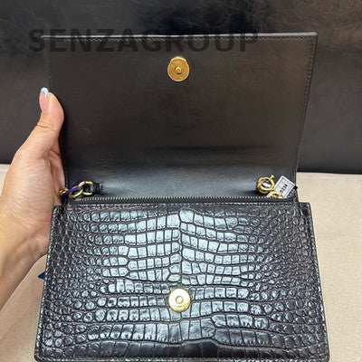 Saint Laurent YSL Kate Small Black Gold Tassel Chain Shoulder Bag