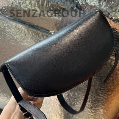 Hermès Black Silver GR24 Backpack Evergrain Leather Women's Classic
